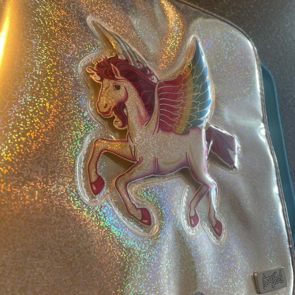 Lisa Frank Iridescent Unicorn Binder
